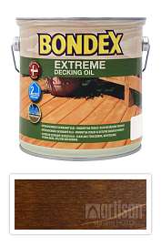 BONDEX Extreme Decking Oil - rychleschnoucí napouštěcí olej 2.5 l Ořech