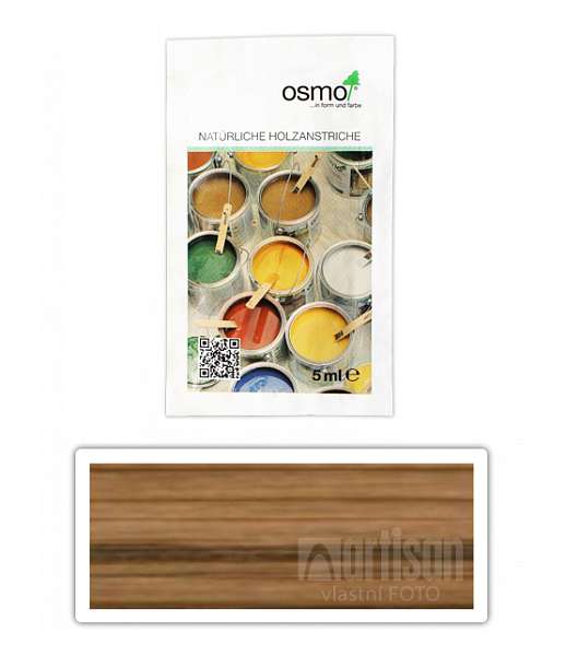 OSMO Tvrdý voskový olej barevný pro interiéry 0.005 l Hnědá zem 3073 vzorek