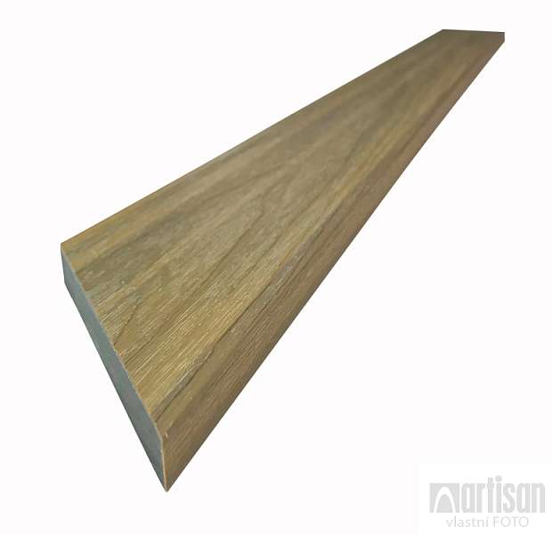 WPC dřevoplastové plotovky Dřevoplus Profi zkosená 15x80x1000 - Oak