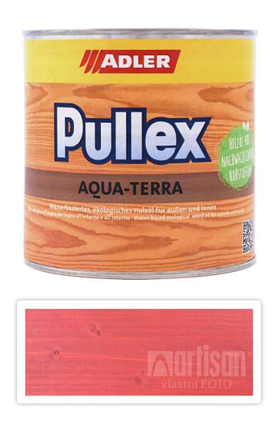 ADLER Pullex Aqua Terra - ekologický olej 0.75 l Červená RAL 3000