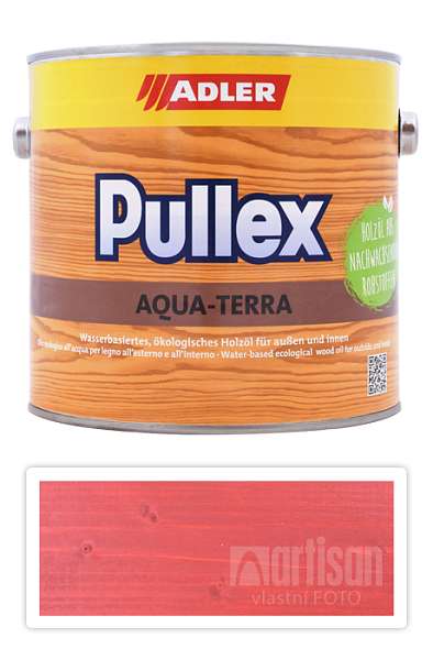 ADLER Pullex Aqua Terra - ekologický olej 2.5 l Červená RAL 3000
