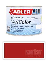 ADLER Varicolor - vodou ředitelná krycí barva univerzál 0.375 l Feuerrot / Ohnivě červená  RAL 3000
