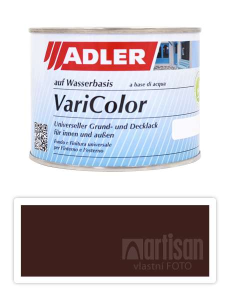 ADLER Varicolor - vodou ředitelná krycí barva univerzál 0.375 l Mahagonibraun / Mahagonová hnědá RAL 8016
