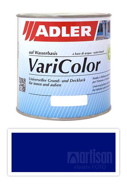 ADLER Varicolor - vodou ředitelná krycí barva univerzál 0.75 l Ultramarinblau / Ultramarínová RAL 5002