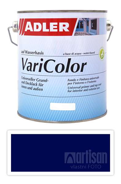 ADLER Varicolor - vodou ředitelná krycí barva univerzál 2.5 l Nachtblau / Noční modrá RAL 5022