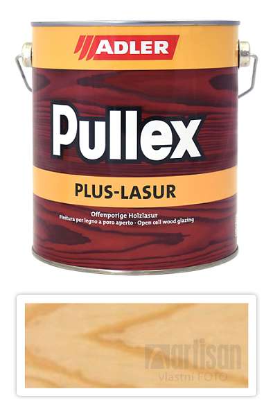 ADLER Pullex Plus Lasur - lazura na ochranu dřeva v exteriéru 2.5 l Bezbarvá 50330