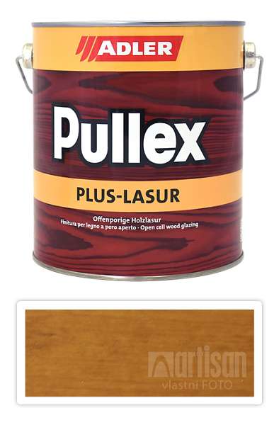 ADLER Pullex Plus Lasur - lazura na ochranu dřeva v exteriéru 2.5 l Dub LW 01/2