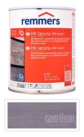 REMMERS HK lazura Grey Protect - ochranná lazura na dřevo pro exteriér 0.75 l Wassergrau 20924 