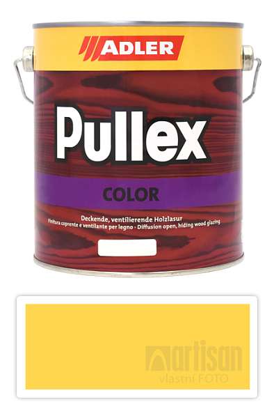ADLER Pullex Color - krycí barva na dřevo 2.5 l Zinkgelb / Zinkově žlutá RAL 1018