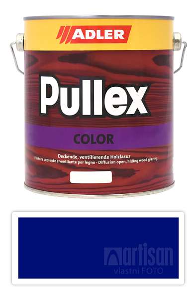 ADLER Pullex Color - krycí barva na dřevo 2.5 l Ultramarinblau / Ultramarínová RAL 5002