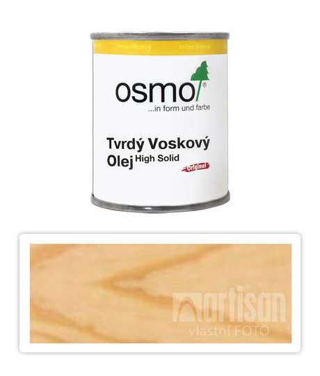 OSMO Tvrdý voskový olej pro interiéry 0.125 l Hedvábný polomat 3032