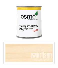 OSMO Tvrdý voskový olej barevný pro interiéry 0.125 l Bílý 3040