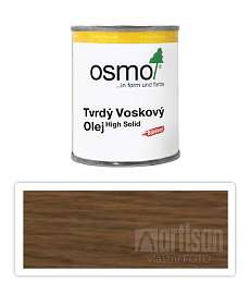 OSMO Tvrdý voskový olej barevný pro interiéry 0.125 l Černý 3075