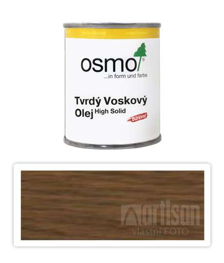 OSMO Tvrdý voskový olej barevný pro interiéry 0.125 l Černý 3075