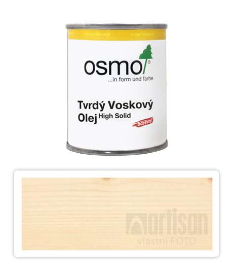 OSMO Tvrdý voskový olej barevný pro interiéry 0.125 l Přírodní 3041
