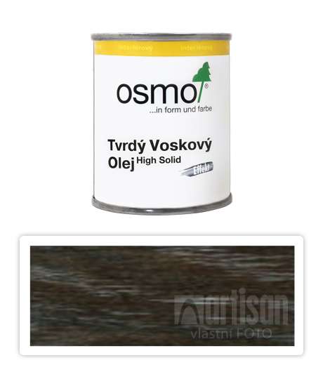 OSMO Tvrdý voskový olej Efekt pro interiéry 0.125 l Stříbrný 3091