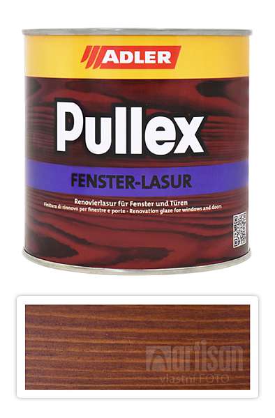 ADLER Pullex Fenster Lasur - renovační lazura na okna a dveře 0.75 l Kaštan