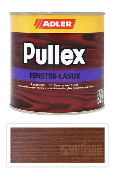 ADLER Pullex Fenster Lasur - renovační lazura na okna a dveře 0.75 l Ořech 50323