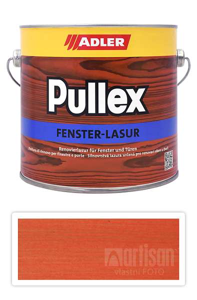 ADLER Pullex Fenster Lasur - renovační lazura na okna a dveře 2.5 l Grosser Feuerfalter ST 08/4