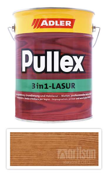 ADLER Pullex 3in1 Lasur - tenkovrstvá impregnační lazura 4.5 l Modřín 4435050045