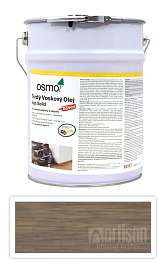 OSMO Tvrdý voskový olej barevný pro interiéry 10 l Grafit 3074