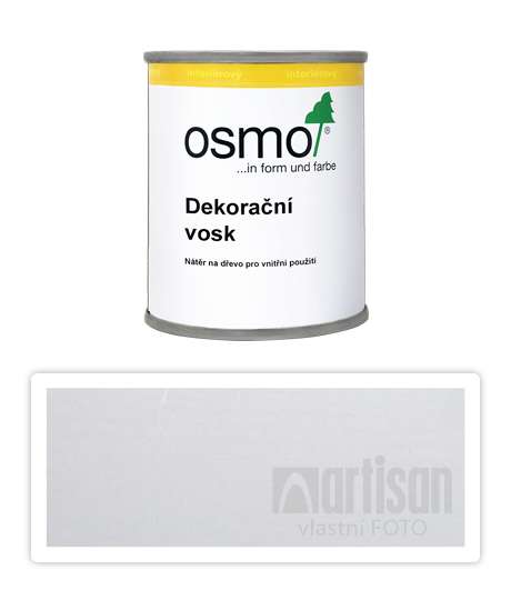OSMO Dekorační vosk intenzivní odstíny 0.125 l Bílý mat 3186