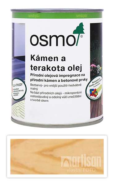 OSMO olej na kámen a terakotu 0,75 l Bezbarvý 620