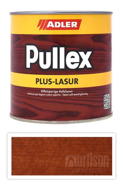 ADLER Pullex Plus Lasur - lazura na ochranu dřeva v exteriéru 0.75 l Borovice LW 01/4