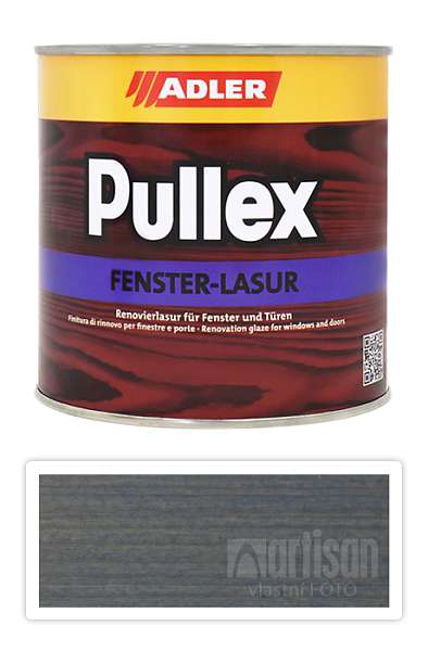 ADLER Pullex Fenster Lasur - renovační lazura na okna a dveře 0.75 l Blueberry LW 08/3