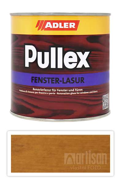 ADLER Pullex Fenster Lasur - renovační lazura na okna a dveře 0.75 l Dub LW 01/2
