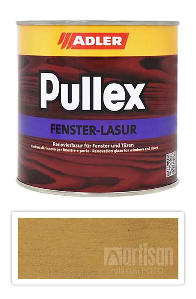 ADLER Pullex Fenster Lasur - renovační lazura na okna a dveře 0.75 l Heart Of Gold ST 01/2