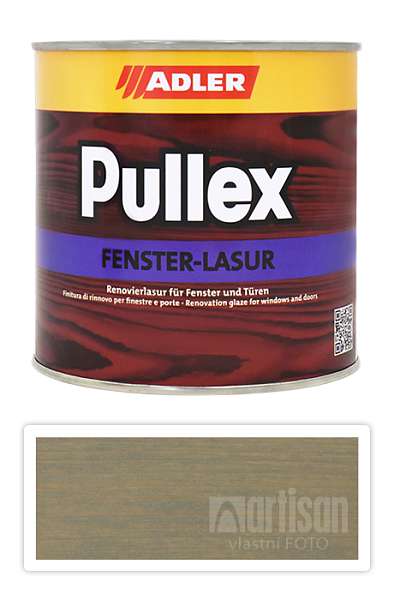 ADLER Pullex Fenster Lasur - renovační lazura na okna a dveře 0.75 l Nanny LW 06/2