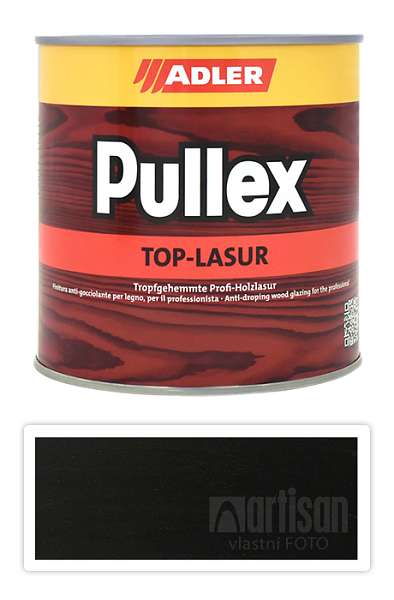ADLER Pullex Top Lasur - tenkovrstvá lazura pro exteriéry 0.75 l Kohle LW 06/5