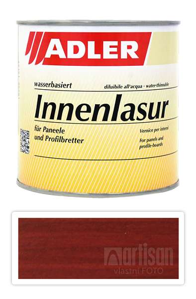 ADLER Innenlasur - vodou ředitelná lazura na dřevo pro interiéry 0.75 l Rubin LW 15/5