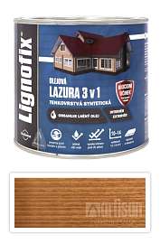 Lignofix LAZURA 3v1 - olejová lazura s biocidem 2.2 l Zlatý dub