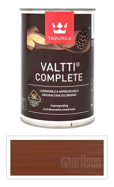 TIKKURILA Valtti Complete - matná tenkovrstvá lazura s ochranou proti UV záření 0.9 l Mänty 5055