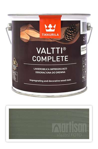 TIKKURILA Valtti Complete - matná tenkovrstvá lazura s ochranou proti UV záření 2.7 l Näre 5068