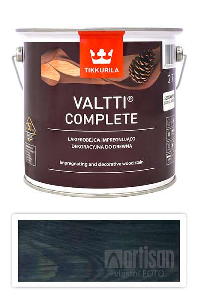 TIKKURILA Valtti Complete - matná tenkovrstvá lazura s ochranou proti UV záření 2.7 l Yö 5086