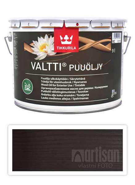 TIKKURILA Valtti wood oil - olej na terasy a nábytek 9 l Karhu 5074