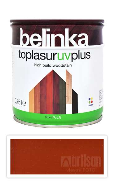 BELINKA Toplasur UV Plus - silnovrstvá lazura 0.75 l Červená 18