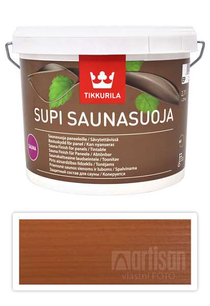 TIKKURILA Supi Sauna Finish - akrylátový lak do sauny 2.7 l Kantarelli 5054