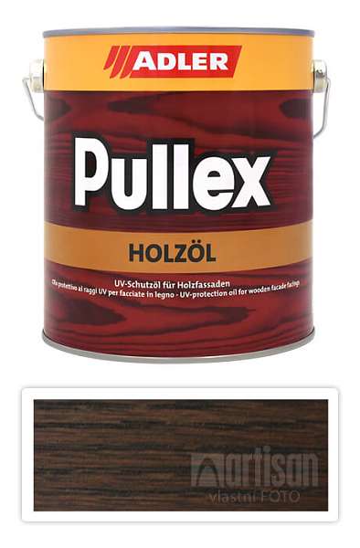 ADLER Pullex Holzöl - olej na ochranu dřeva v exteriéru 2.5 l Shitake ST 11/4