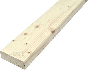 Latě na lavičku dřevěné, smrk, 35x100x1750, kvalita AB