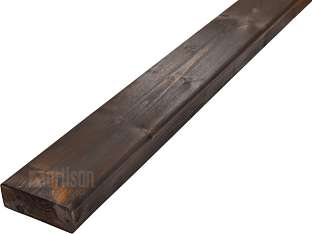 Latě na lavičku dřevěné, smrk, barvené - odstín palisandr 35x100x1950, kvalita AB