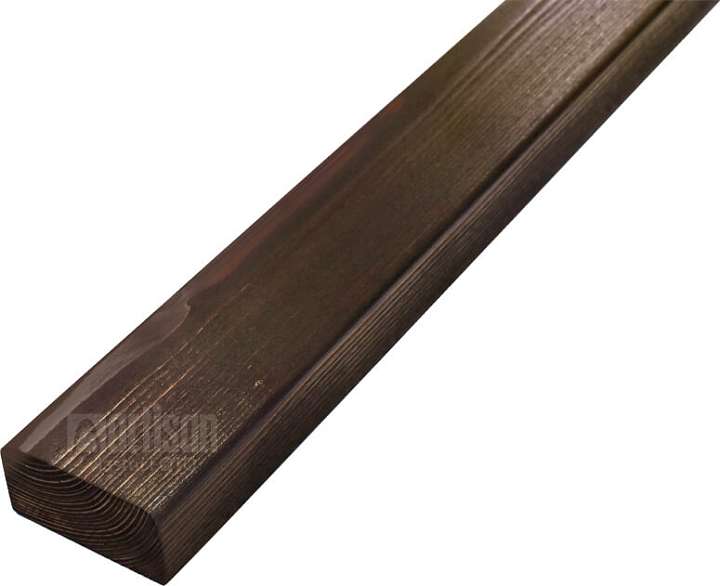 Latě na lavičku dřevěné, smrk, barvené - odstín palisandr 35x70x1950, kvalita AB