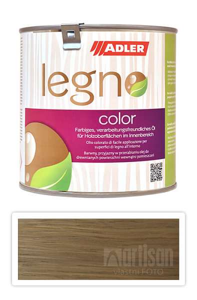 ADLER Legno Color - zbarvující olej pro ošetření dřevin 0.75 l SK 01