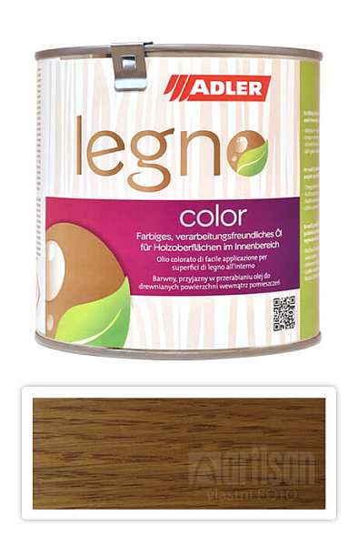 ADLER Legno Color - zbarvující olej pro ošetření dřevin 0.75 l SK 08
