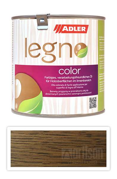 ADLER Legno Color - zbarvující olej pro ošetření dřevin 0.75 l SK 09