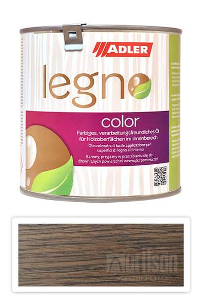 ADLER Legno Color - zbarvující olej pro ošetření dřevin 0.75 l SK 23