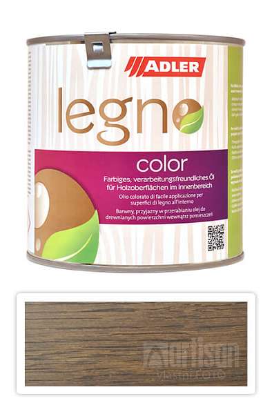 ADLER Legno Color - zbarvující olej pro ošetření dřevin 0.75 l SK 24